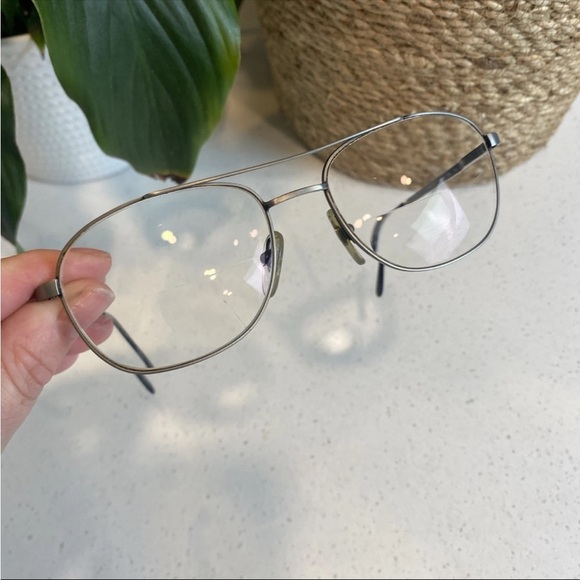 Vintage L’Amy Portico F Aviator Eyeglasses Frames Only - 140mm E051 F621 France - Picture 1 of 8